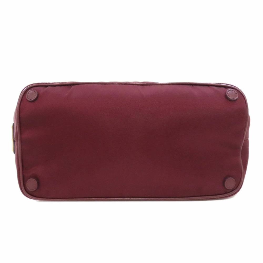 Prada top handle bag front bow shoulder strap Red - Picture 4 of 11